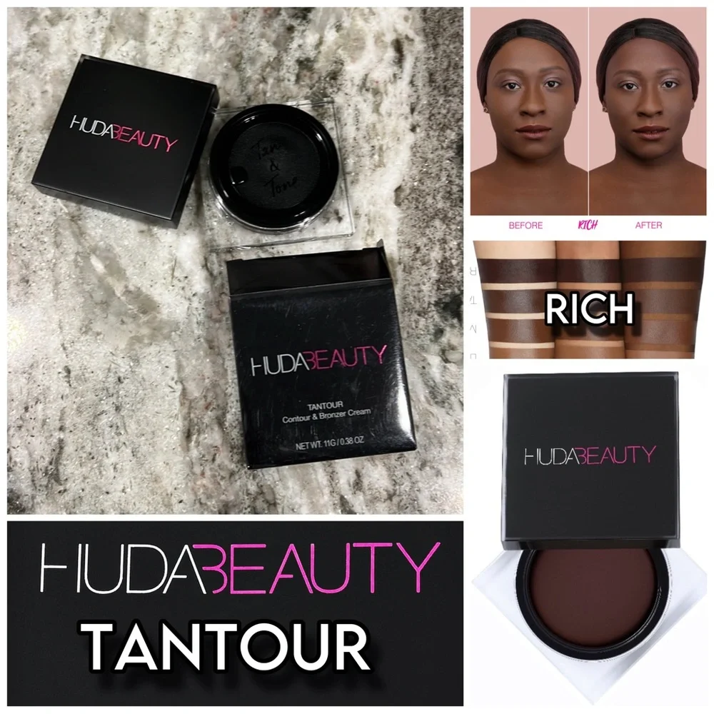 NIB - HUDA BEAUTY - TANTOUR Contour & Bronzer Cream - RICH